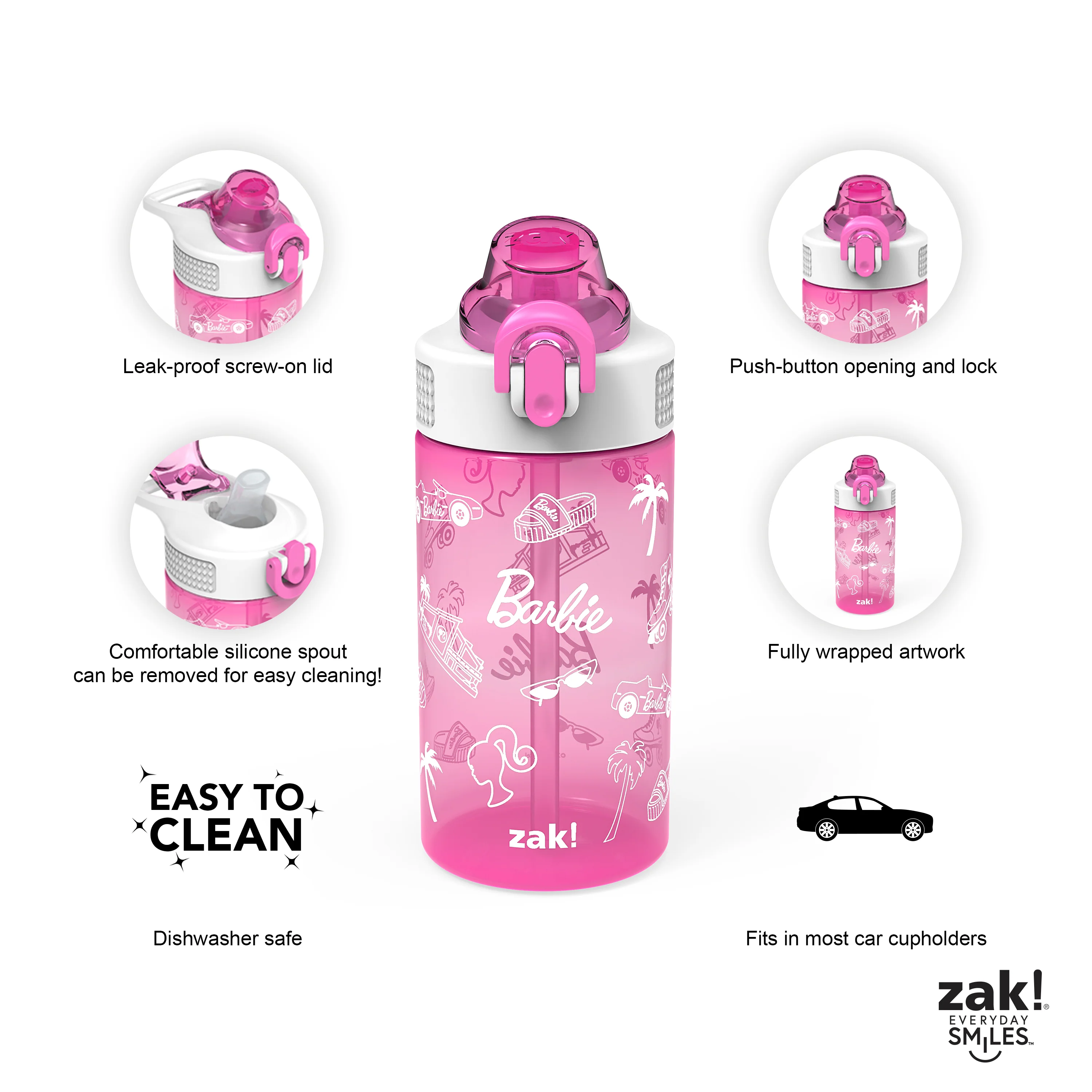 Sage Covered Spout Bottle, 16 oz. - Image 5