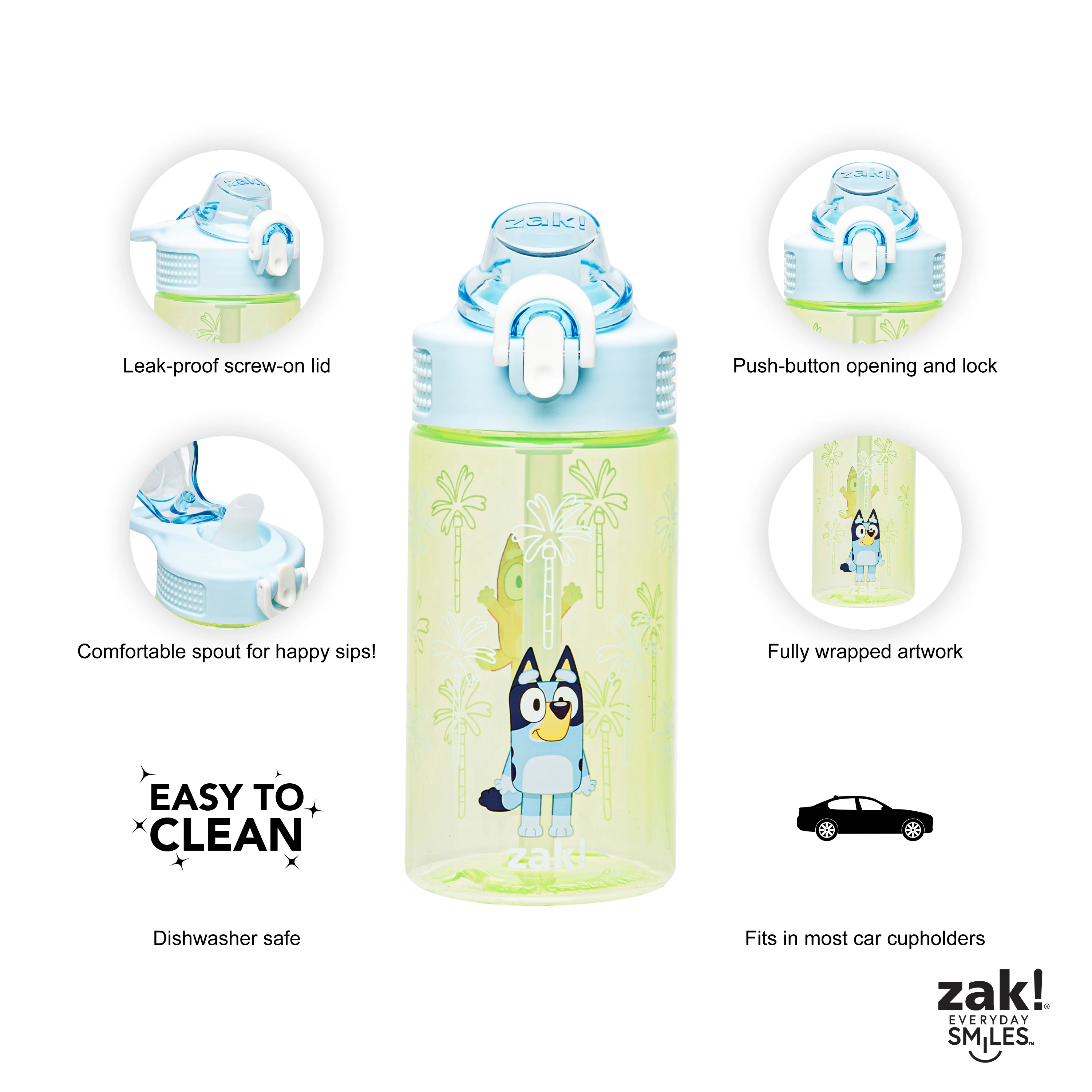 Sage Covered Spout Bottle, 16 oz. - Image 4