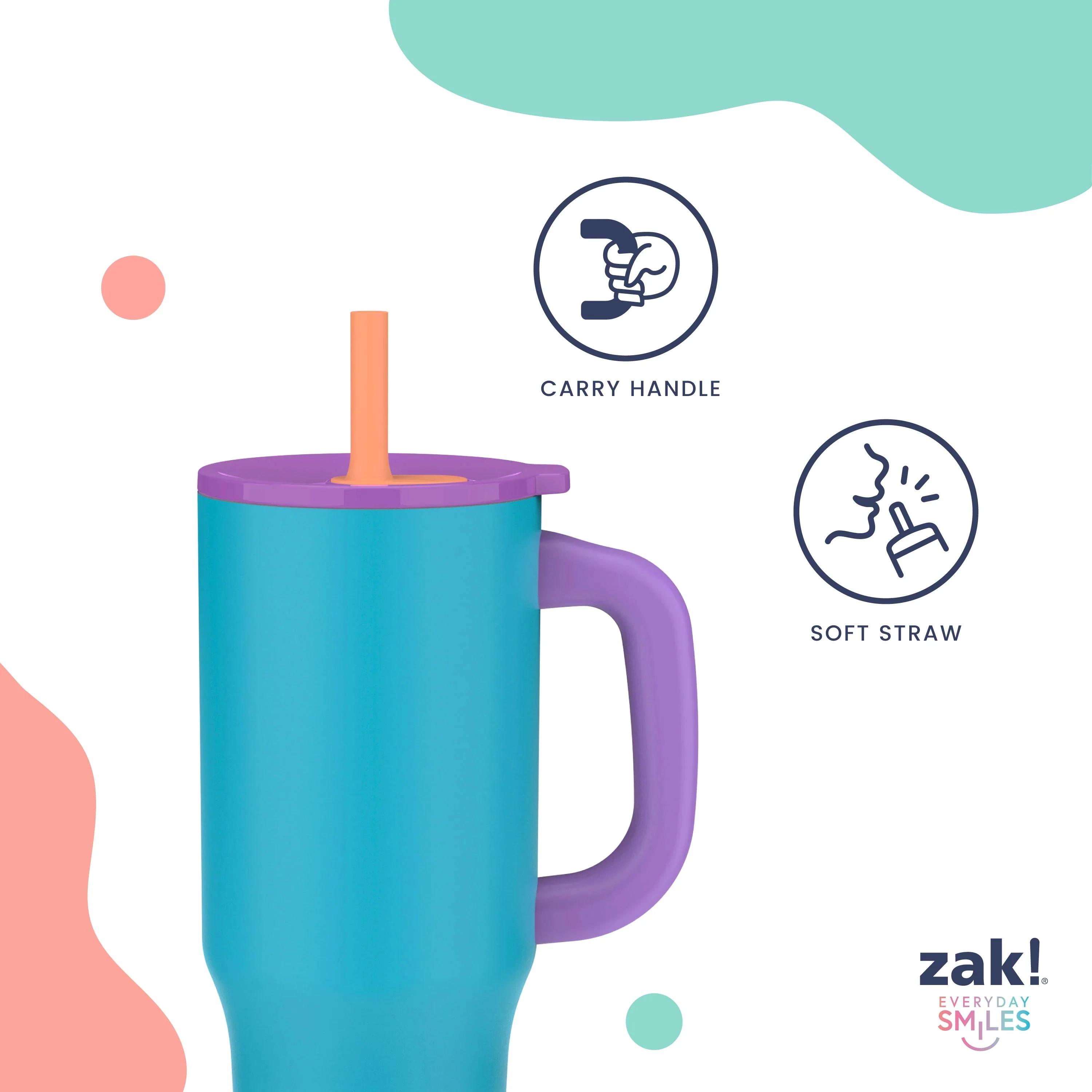 Sutton Straw Tumbler, 40 oz. - Image 5